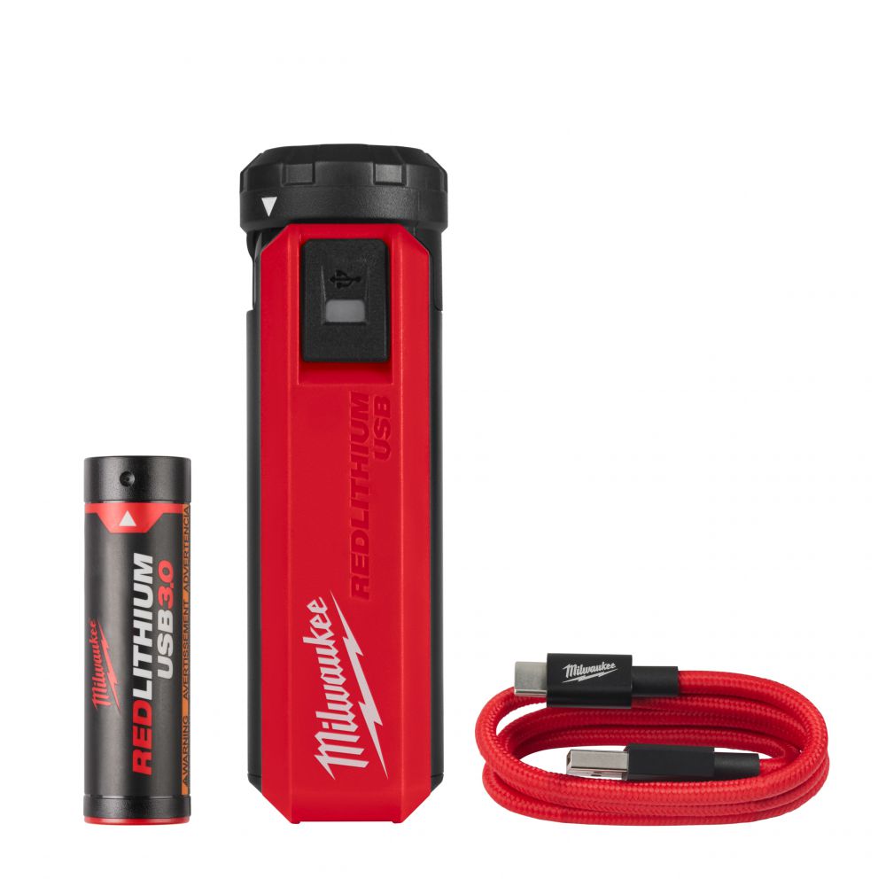 Milwaukee - REDLITHIUM Usb-Akku und Ladegerät (L4 PPS-301) 